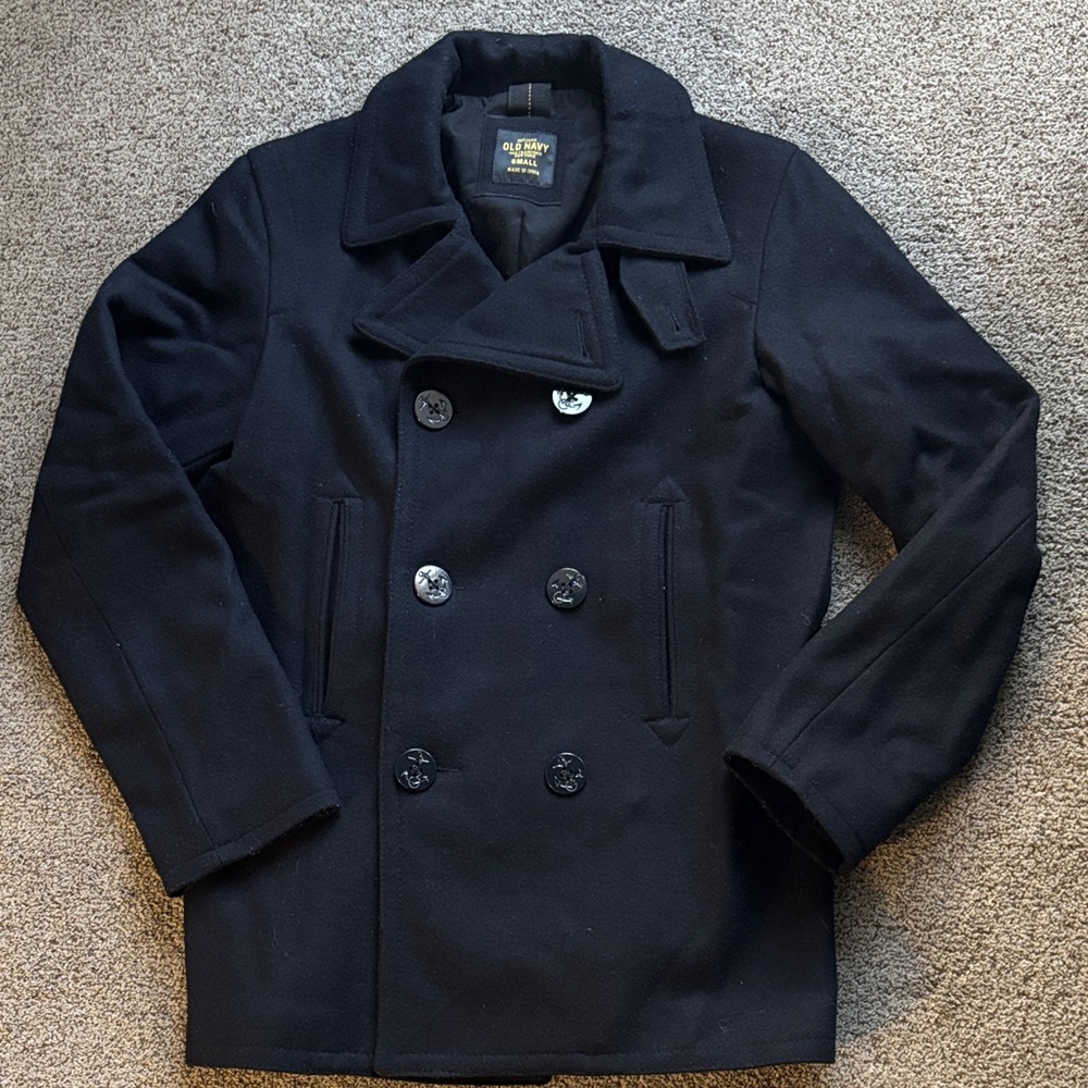 Old Navy black Peacoat women’s sz S